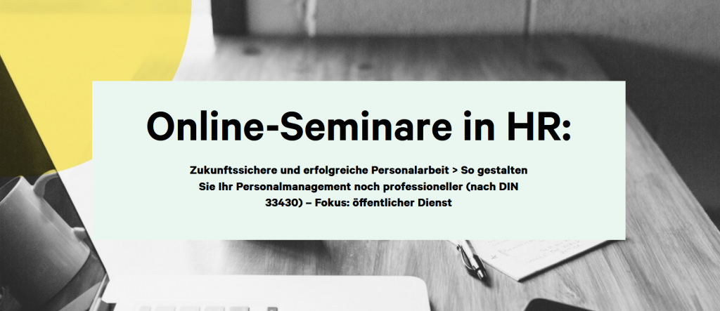 Online-Seminare Personalarbeit