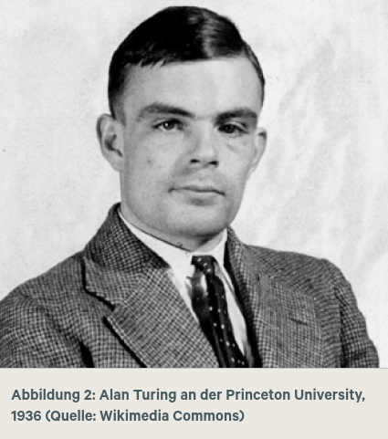 Abbildung 2: Alan Turing an der Princeton University, 1936 (Quelle: Wikimedia Commons)