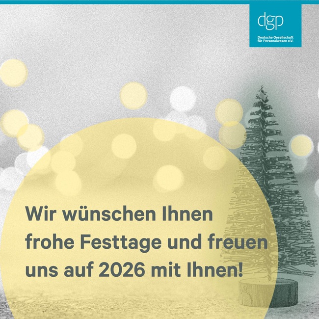 Weihnachtliches Motiv und Text: Wir wünschen Ihnen frohe Festtage und freuen uns auf 2026 mit Ihnen!